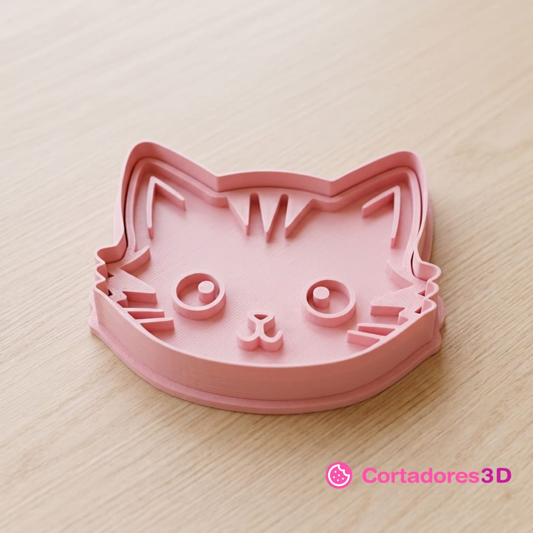 cortador molde galleta plastico michi